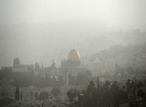 Kudüs'te kum fırtınası