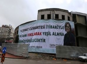 AVM yıkılıyor, yeşil alan geliyor