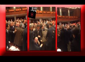 Meclis'teki kavganın videosu