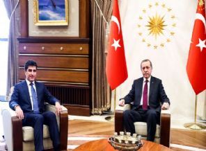 Erdoğan, Barzani ile görüştü