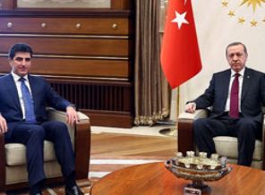 Erdoğan Barzani'yi kabul etti