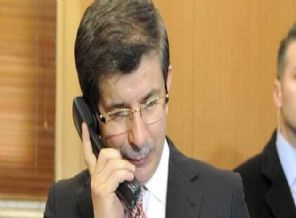 Davutoğlu'ndan taziye telefonu