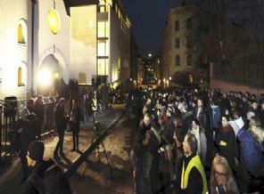 Müslümanlar, Yahudilere destek için yürüdü