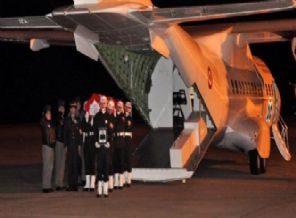 Şehitin canazesi memleketine getirildi