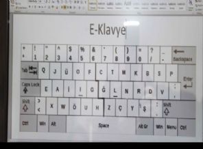 Türkçe'ye uygun yeni klavye: E klavye