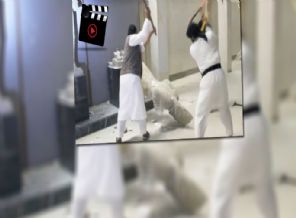 IŞİD tarihi eserleri böyle yerle bir etti