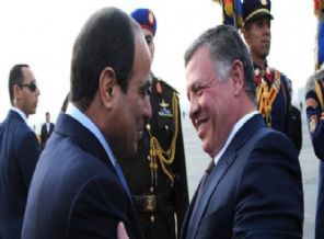 Kral Abdullah Sisi ile görüştü