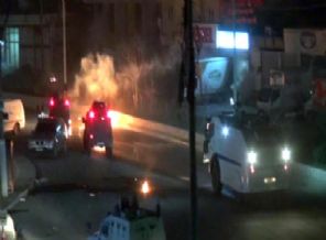 Cizre'de olaylı gece