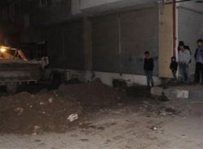 Cizre’de hendekler kapatıldı