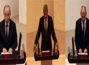 Yeni bakanlar mecliste yemin etti