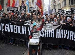 ‘İç Güvenlik Paketi’ne Hayır’ yürüyüşü