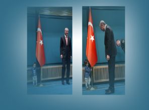 Erdoğan ve Gazi çocuğunun gülümseten anları!