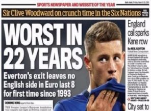 İngilizleri futbol sarstı