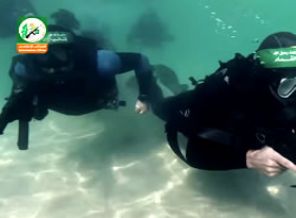 İşte Kassam Tugayları'nın su altı taarruz komandoları (Video)