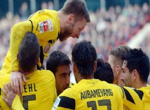 Gol düellosu Dortmund'un