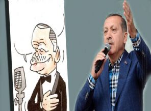 Gündemi belirleyen Erdoğan karikatürü