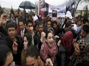 Kabil'de 'Ferhunde' protestosu