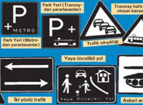Yeni trafik levhaları geliyor