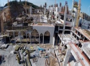 Çamlıca camii'nde sona gelindi