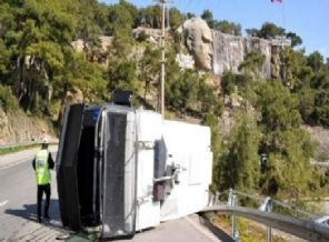Erdoğan'ı korumaya giden TOMA kaza yaptı!