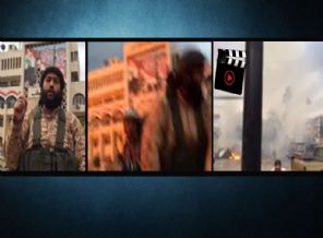 Nusret Cephesi lideri konuşurken Esed uçağı böyle vurdu!(Video)