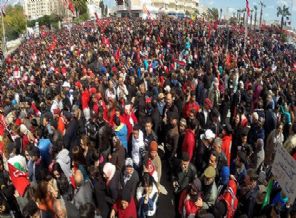 Tunus'ta 'Birlikte terörü yeneceğiz'