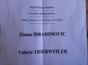 Seçimlerden İbrahimovic çıktı