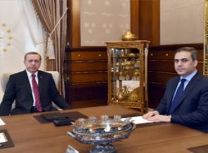 Erdoğan Hakan Fidan'ı kabul etti