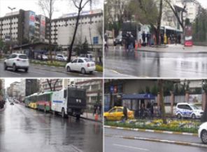 Vatan Caddesi'nde geniş güvenlik önlemleri