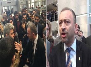 Adliyede yine arbede! Kocasakal: Hadi at beni!