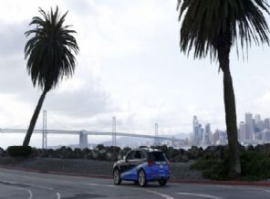 Sürücüsüz araç ABD'yi gezdi