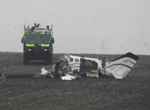 ABD'de özel uçak düştü