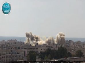 Esed rejimi kaybettiği İdlib'i böyle enkaza çeviriyor (Video)