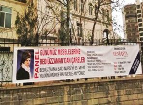 Said Nursi'nin afişine HDP'li belediyeden engel