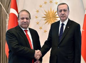 Erdoğan ve Navaz Şerif görüştü