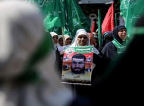 Filistinli kadınlardan İsrail protestosu