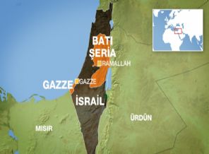 Gazze'de ev yangını