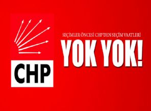 CHP'nin seçim vaatleri belli oldu iddiası