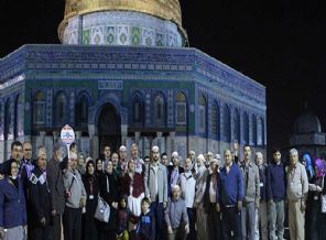 İlk umre kafilesi Kudüs'e ulaştı