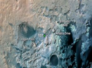 Mars keşif robotu Curiosity 10 km’yi geride bıraktı