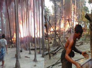 Müslümanlara ait 10 ev yakıldı!