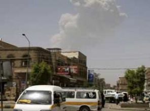 Sana'da Husilere ait hedefler bombalandı