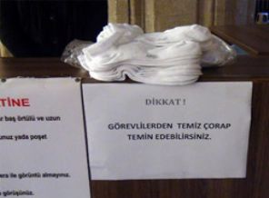 Selimiye'de ’ücretsiz çorap’ dönemi