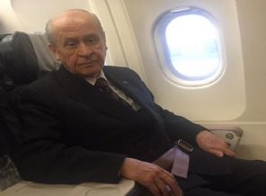 Bahçeli uçak korkusunu yendi