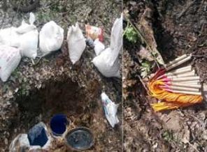 Bitlis'te 130 kilogram patlayıcı ele geçirildi